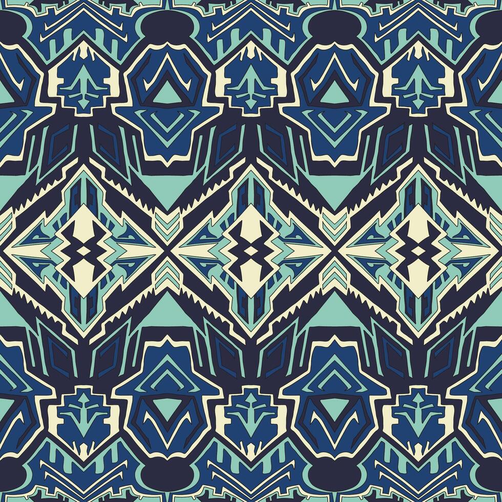 seamless abstract pattern ethnic rugs vector