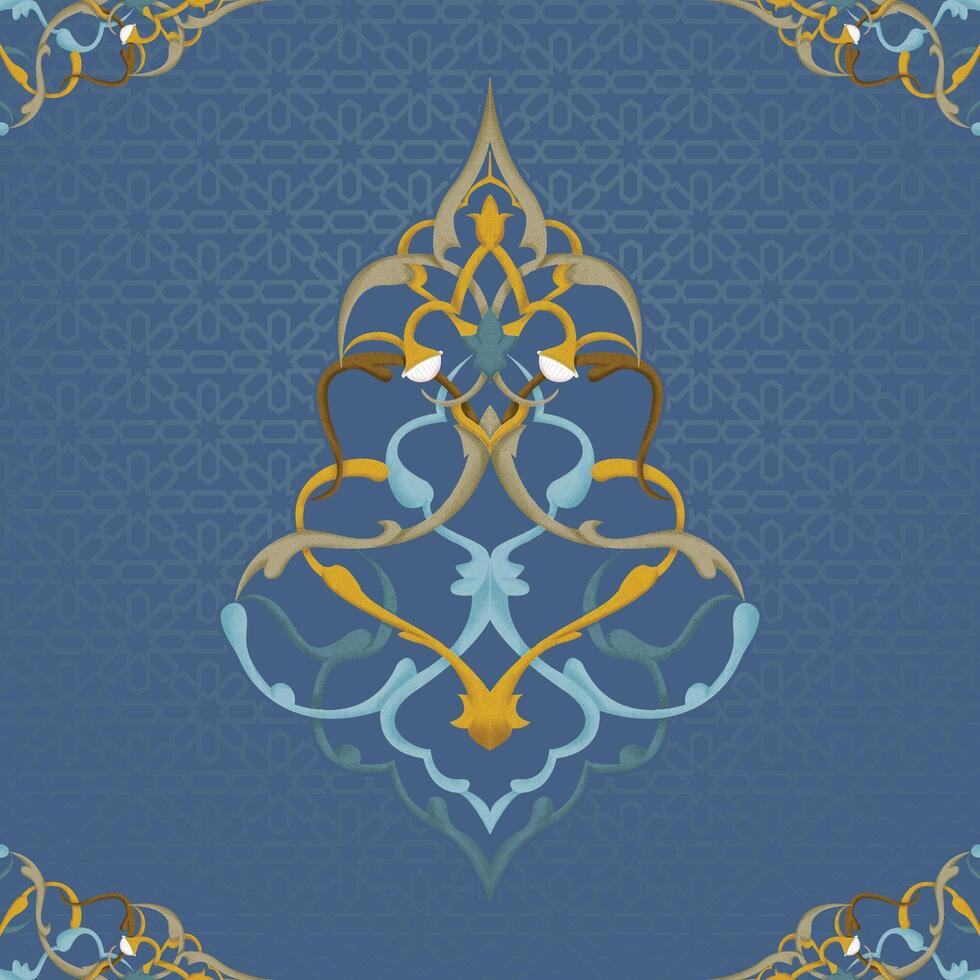 Islamic element Symbol Mandala background vector