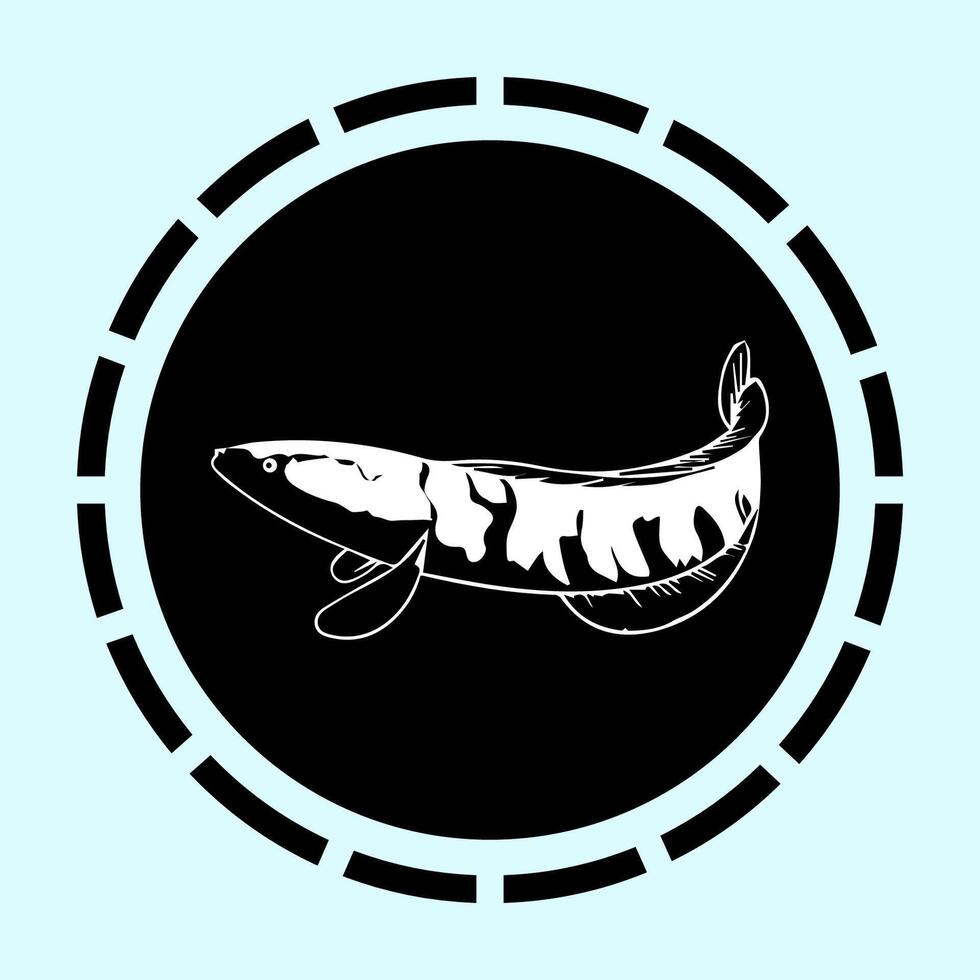 chana fish icon, vectors illustration