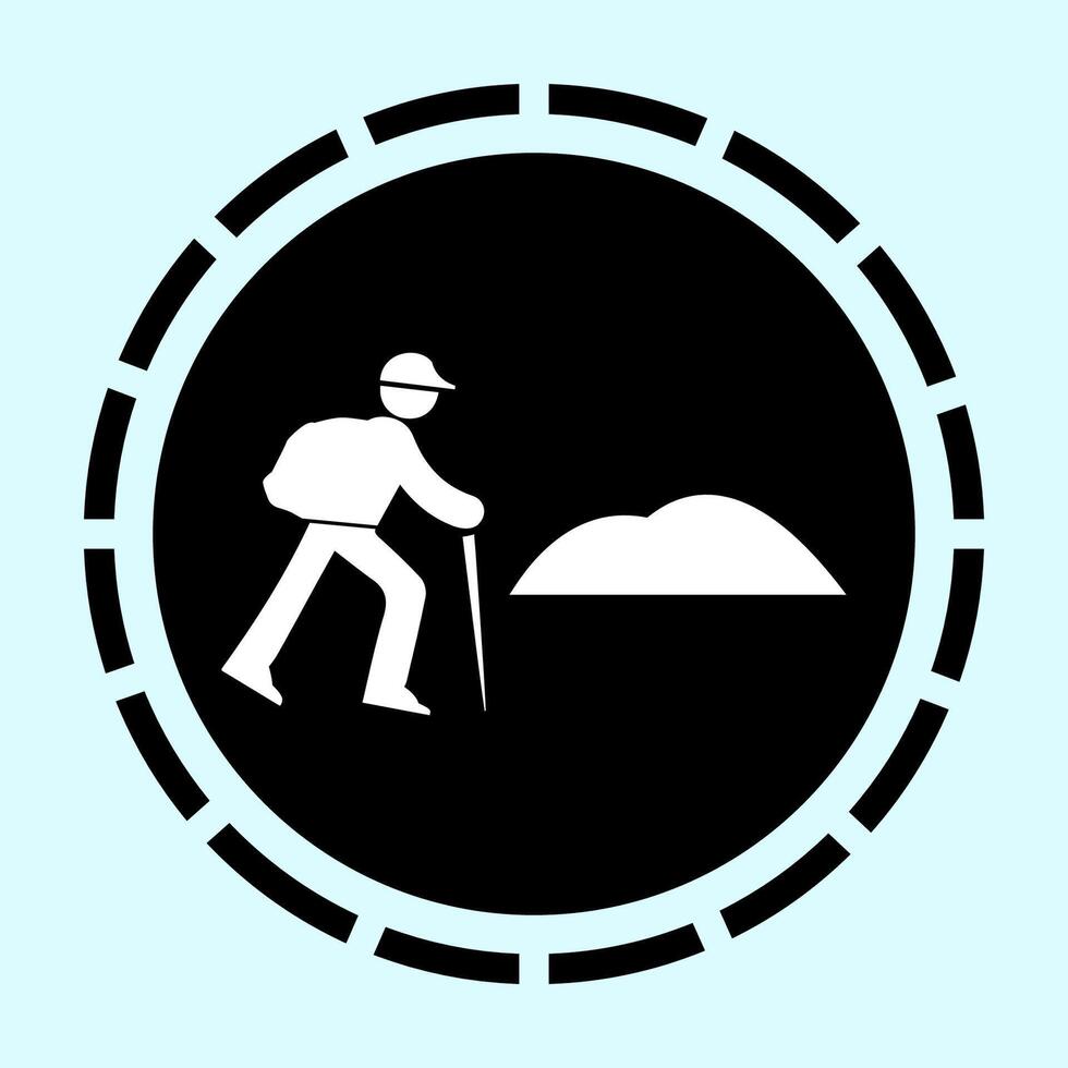 climber illustration icon vector