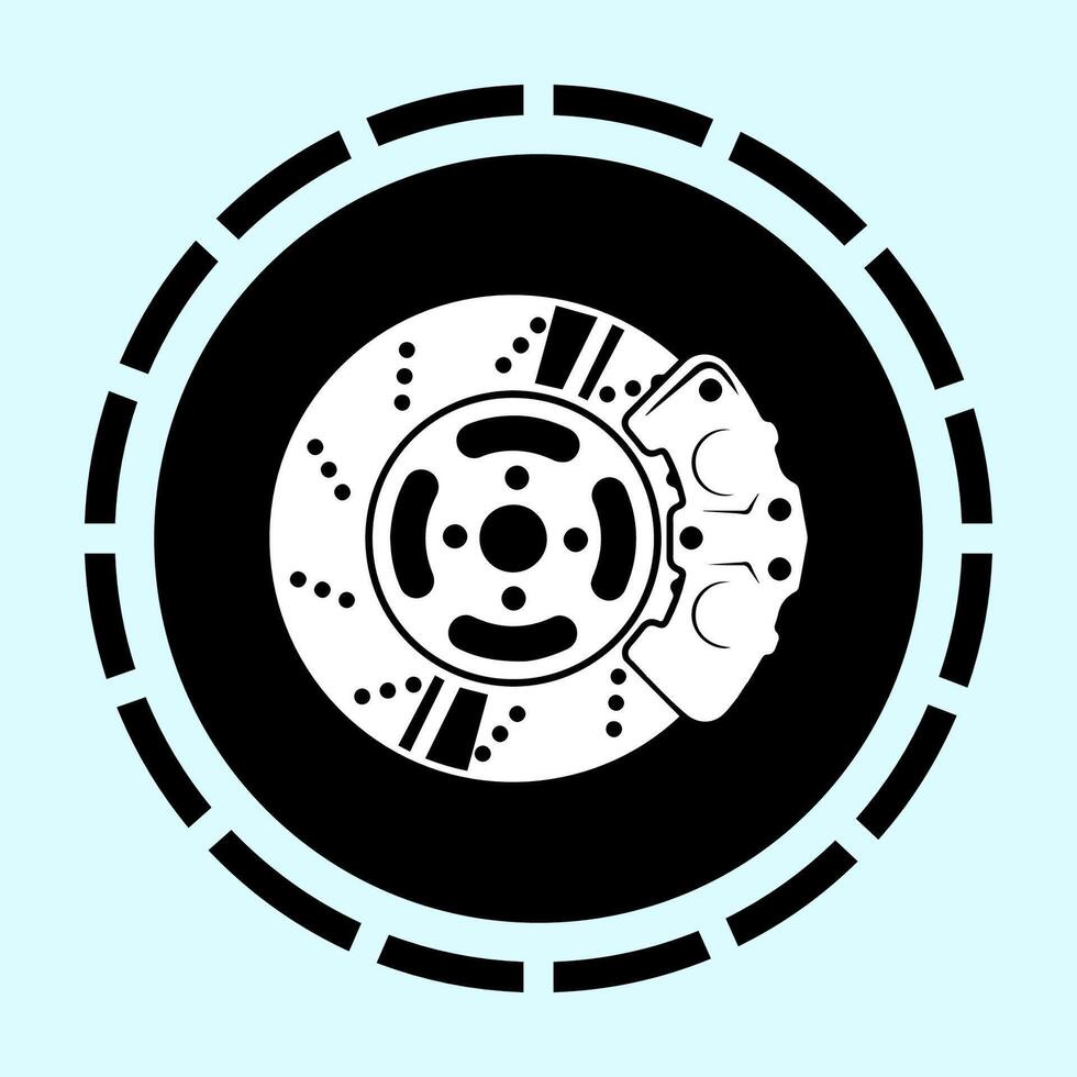 car disc illustration icon vector