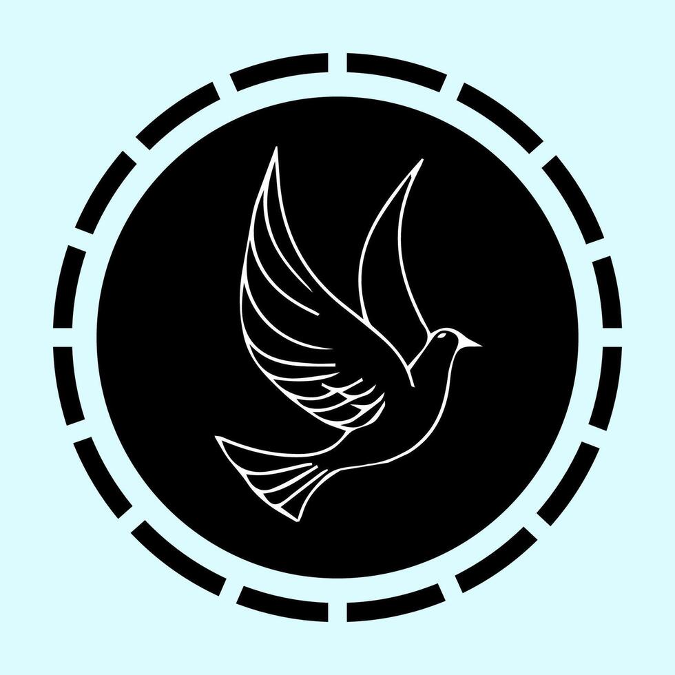 dove illustration icon vector