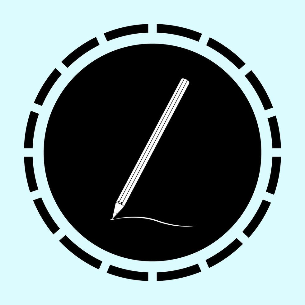 writing pencil illustration icon vector