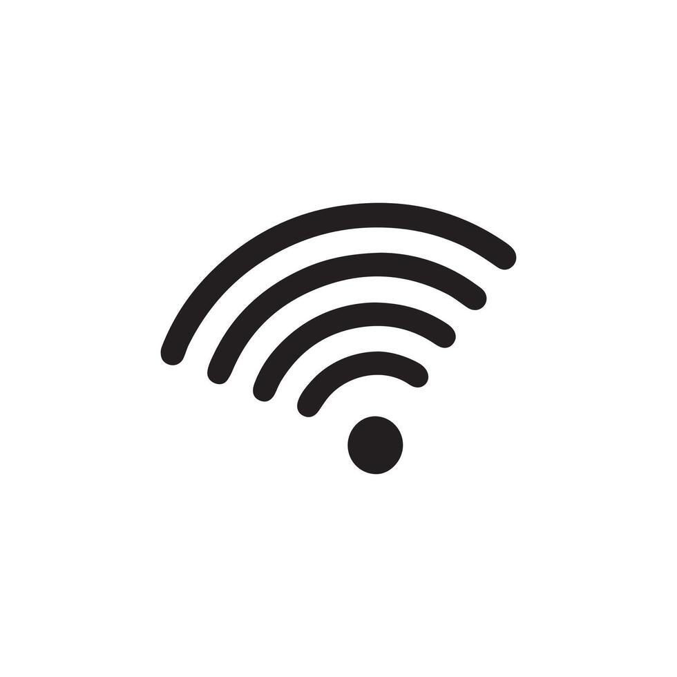 Wifi icon. Free wifi sign isolated icon. wi-fi network logo. flat illustration of wifi art icon. vector