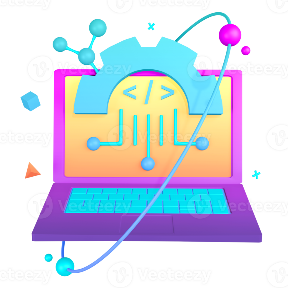 3D Software Metaverse png