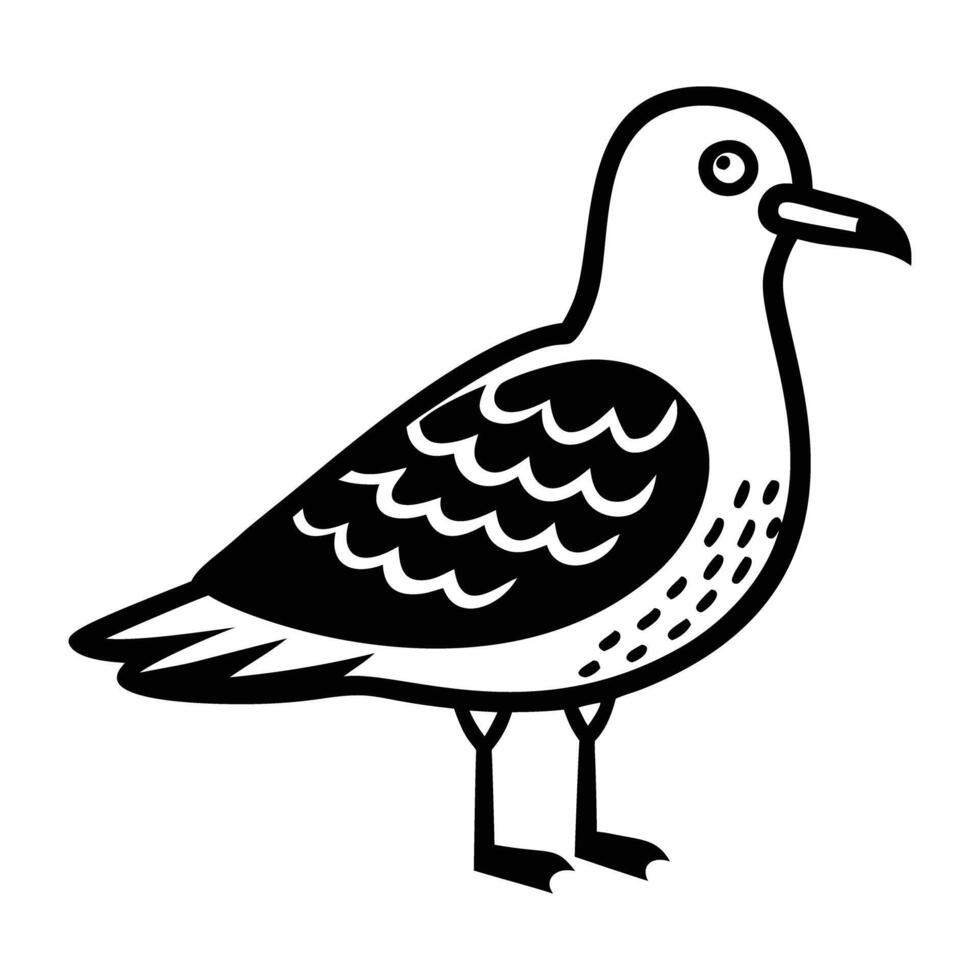 Ring billed icon in filled style vector
