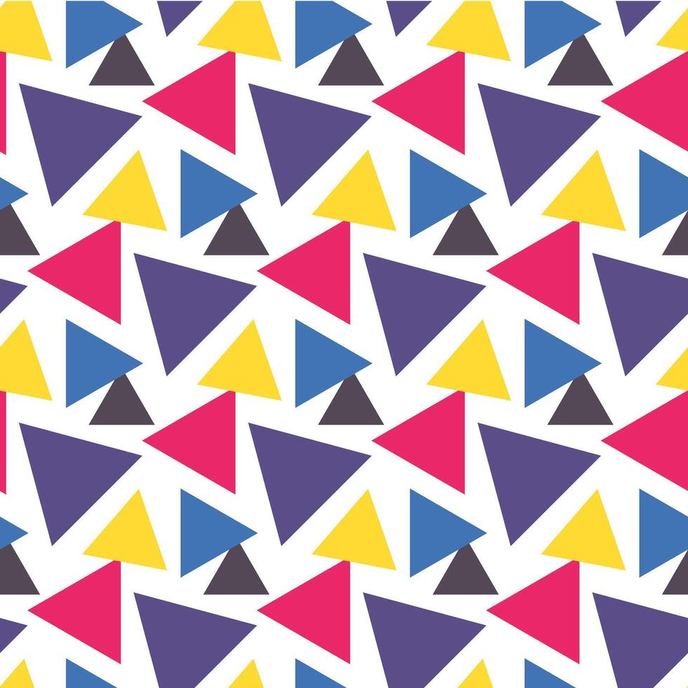 Triangle geometry abstract pattern style background. Illustration template design vector