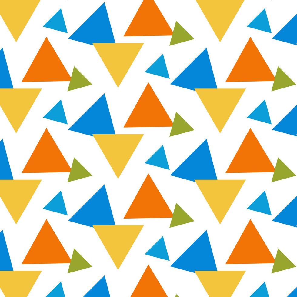 Modern triangle abstract geometric pattern poster background. Banner illustration template design vector
