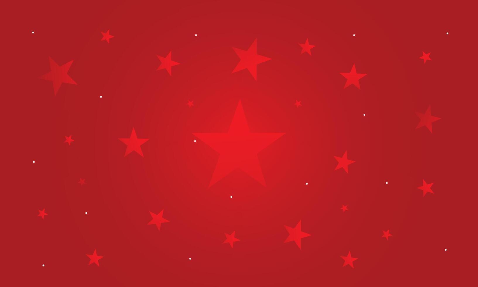Christmas red background with star pattern concept. Xmas Illustration template design vector