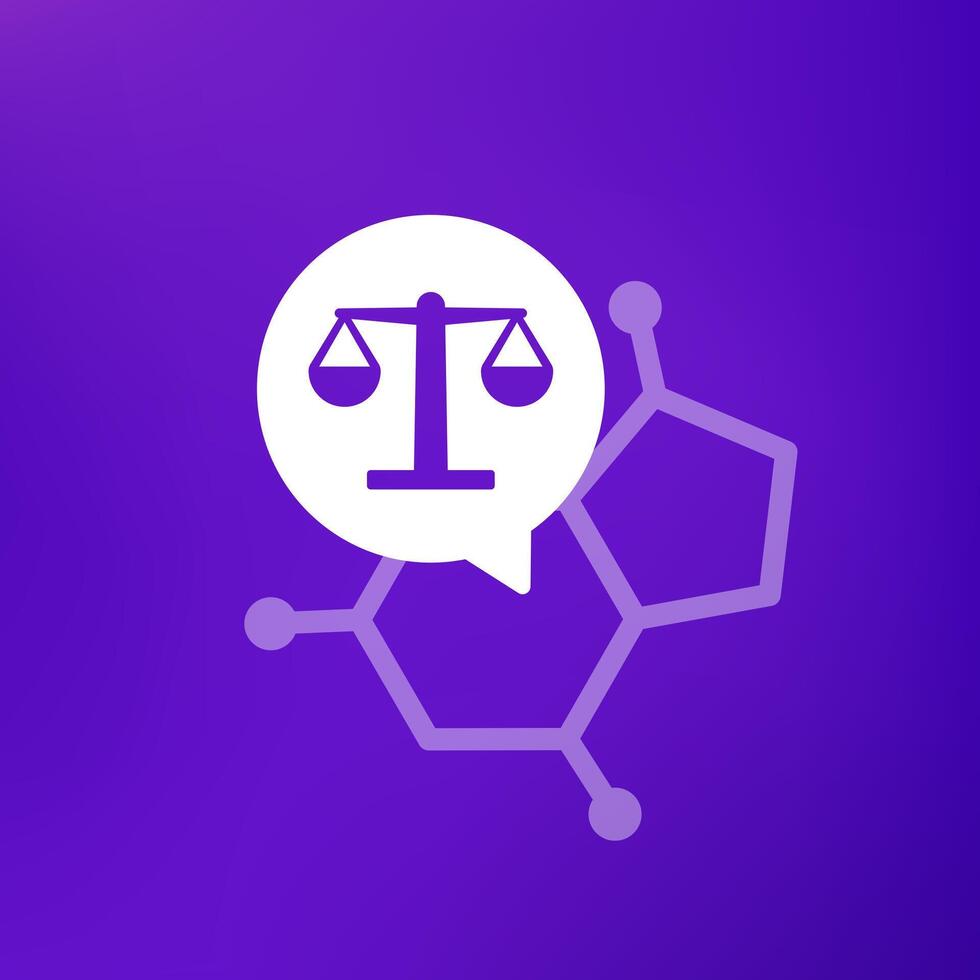 hormone balance icon, design vector
