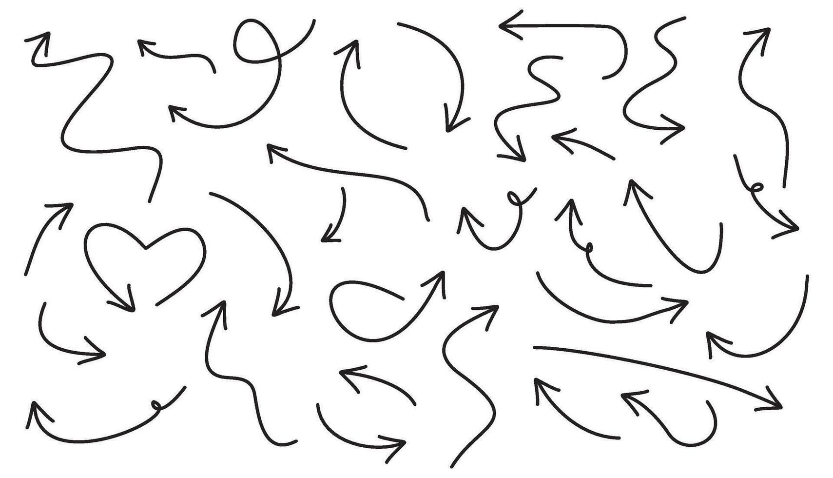 Arrow for comics vector