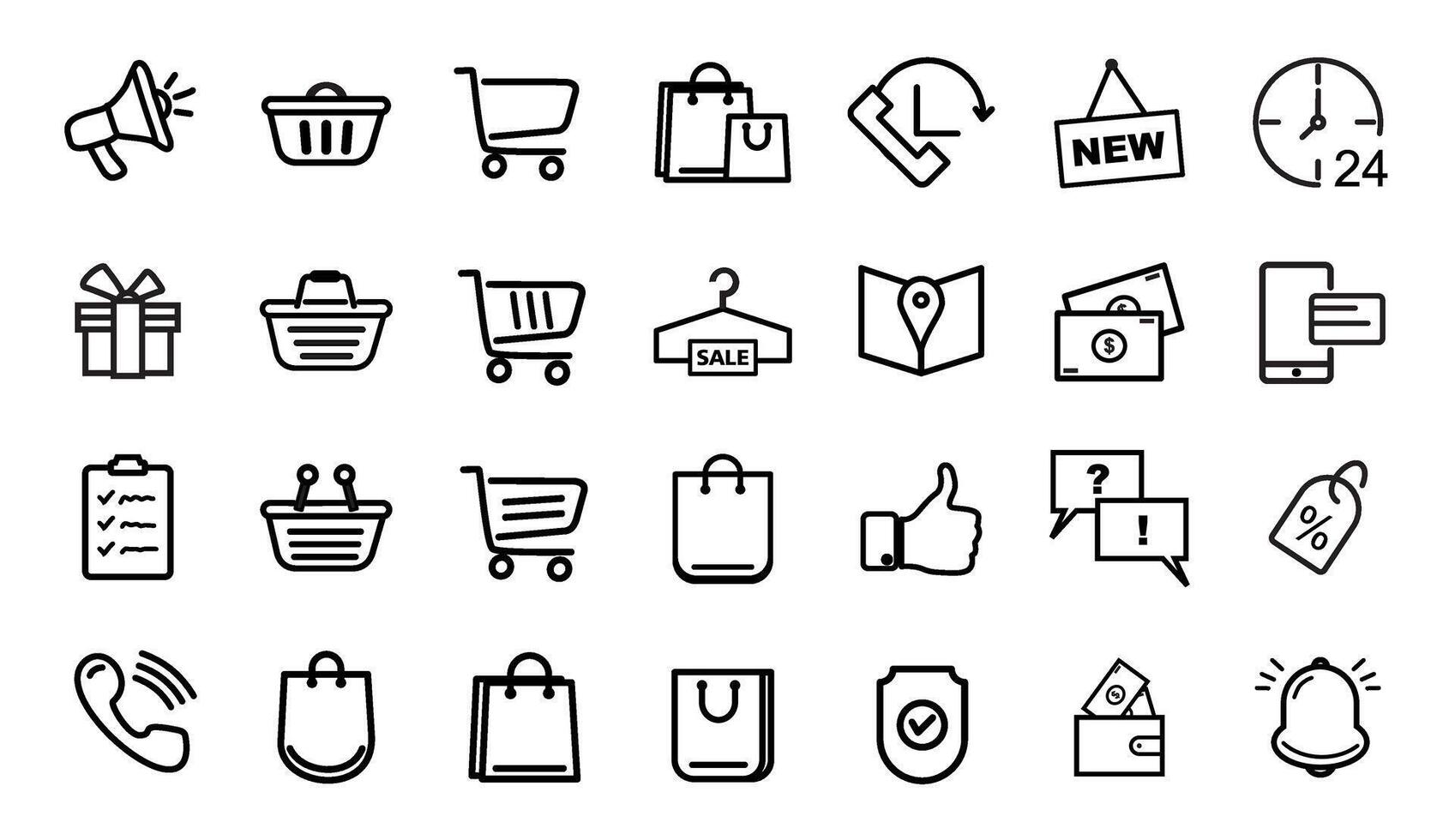 sale promotion business, promo store vector
