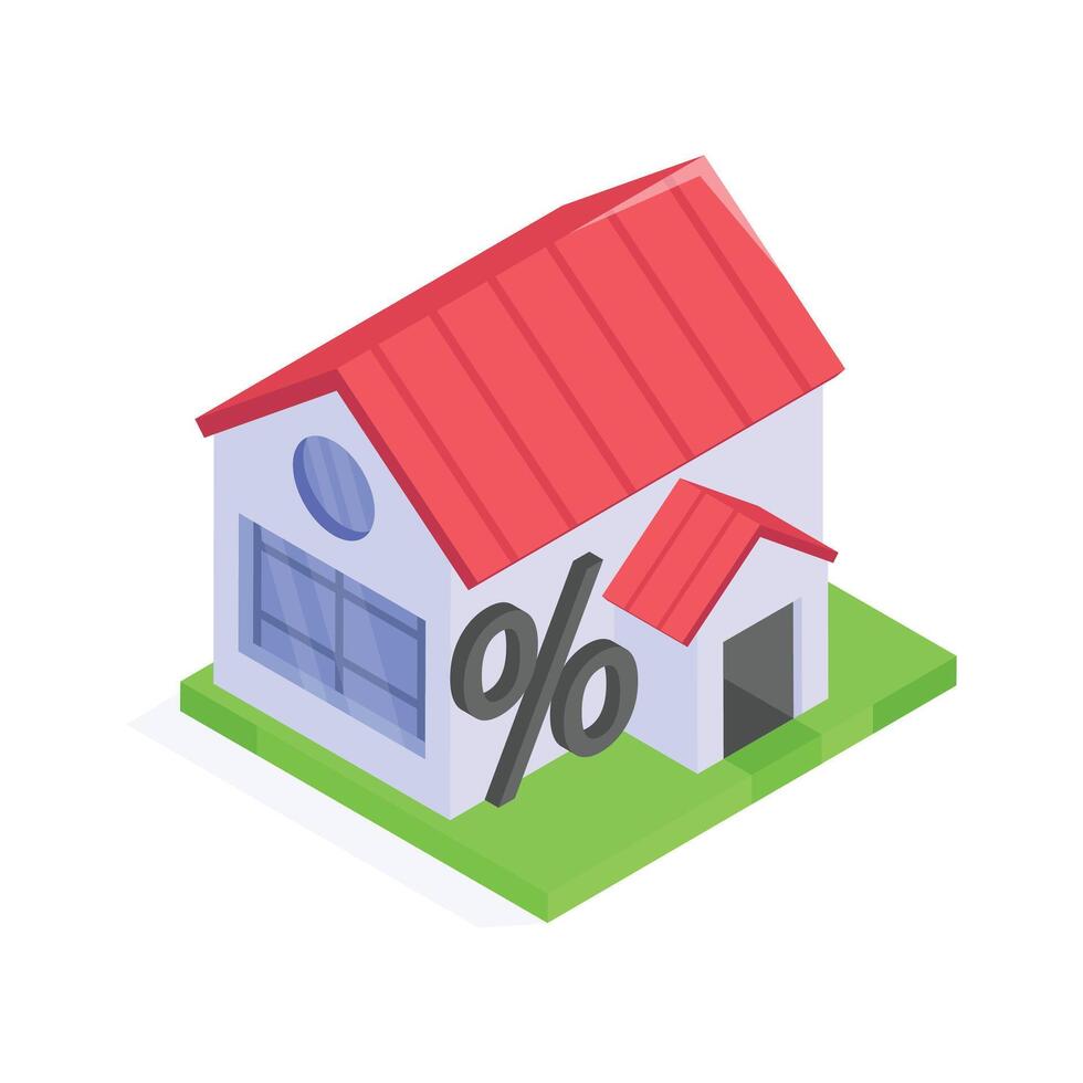 Take a look at this amazing icon of house loan vector