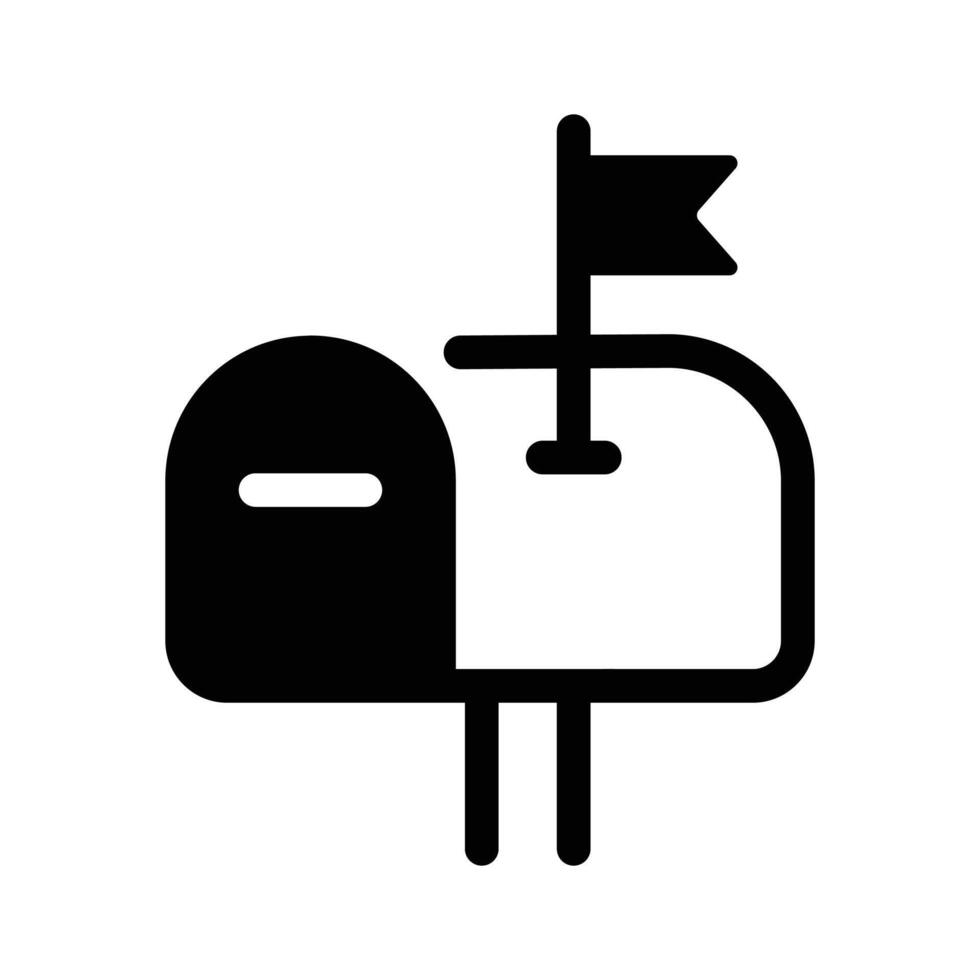Take a look at this amazing icon of mailbox in modern style vector