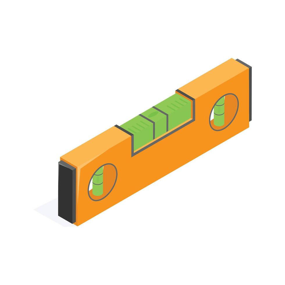 A construction level tool used for real estate development vector