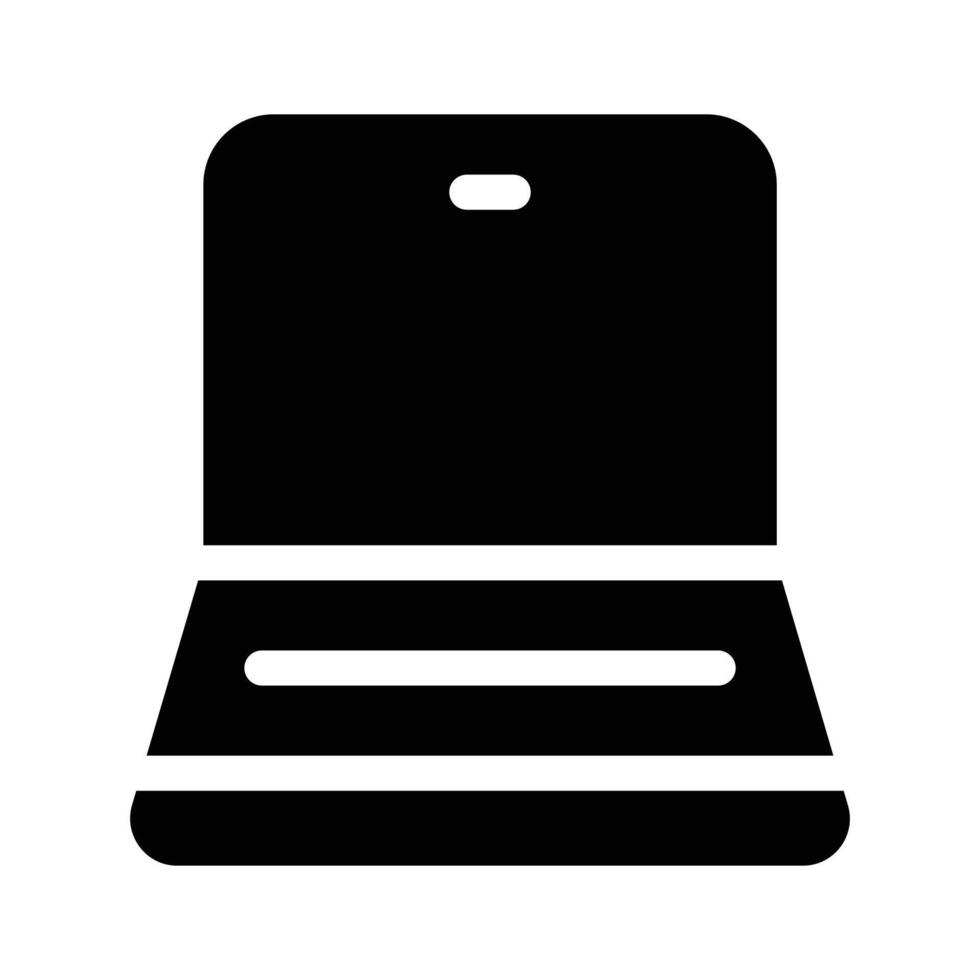 A laptop representing work, computing, or browsing. vector