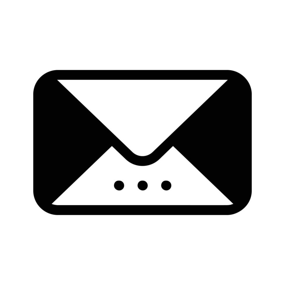 Electronic mail icon design, communication vector