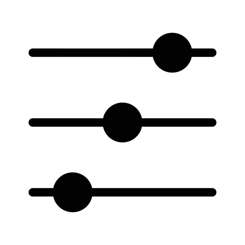 A trendy icon design of equalizer in editable style vector