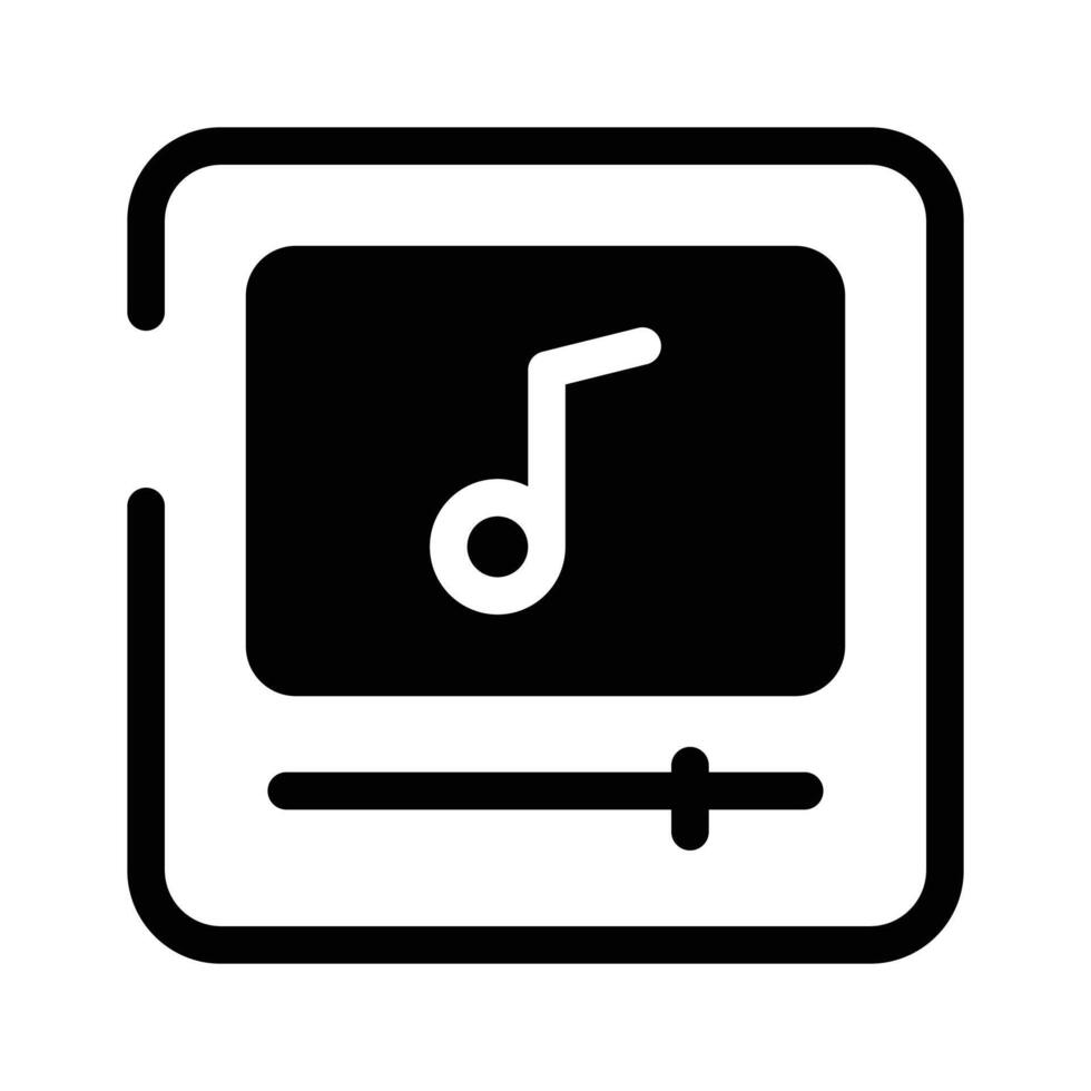A music player interface representing playback and song control vector