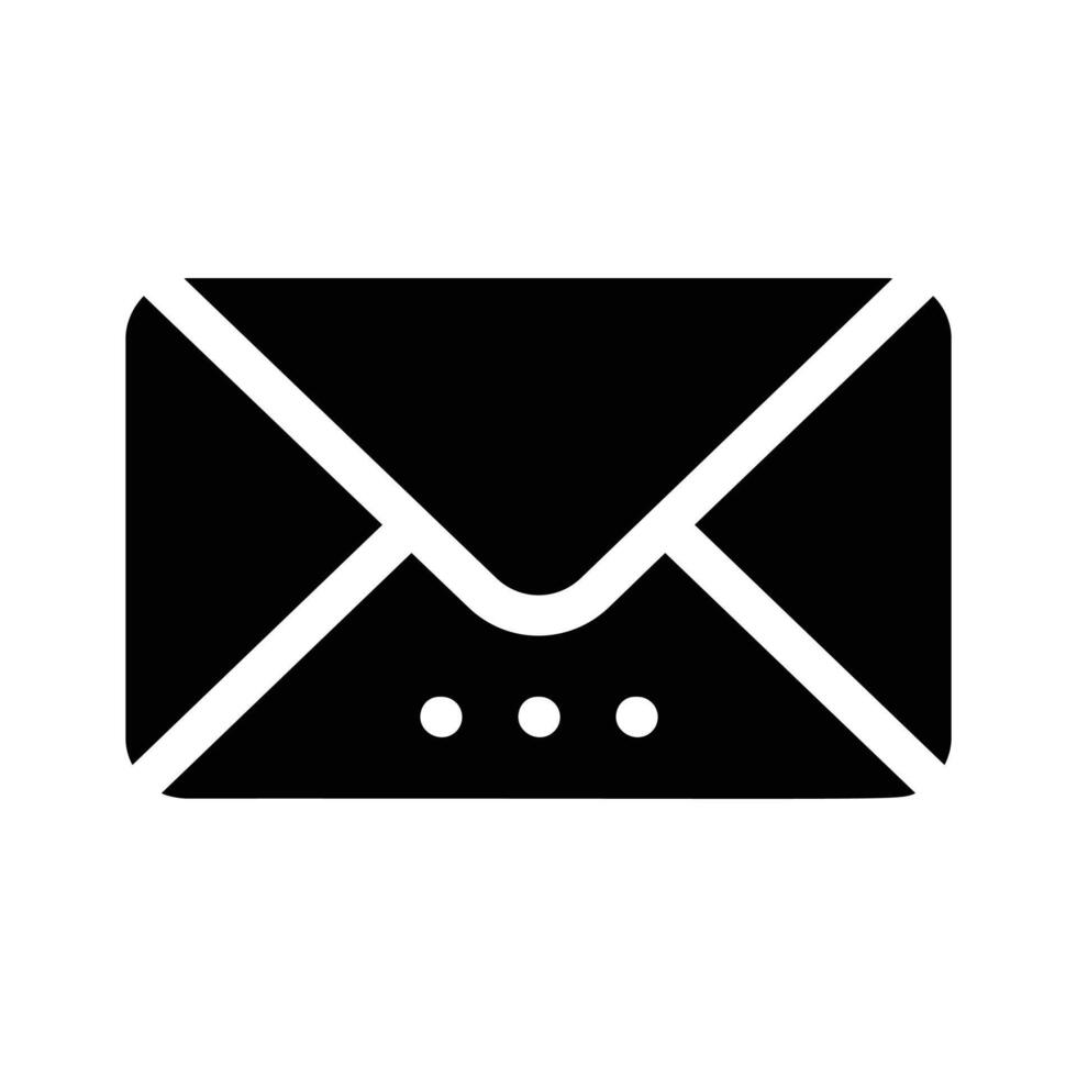 Electronic mail icon design, communication vector