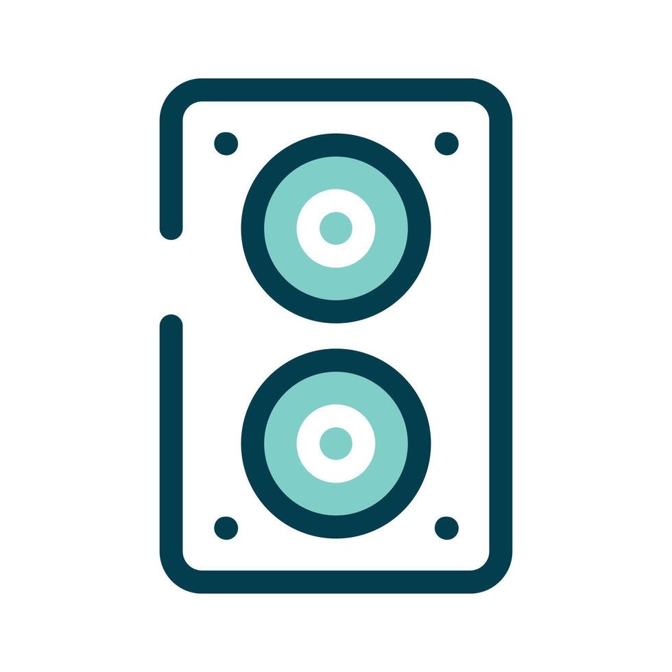 Get this perfectly designed icon of speaker in modern style vector
