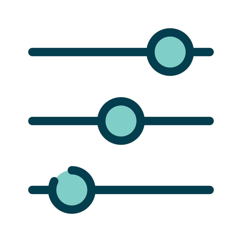 A trendy icon design of equalizer in editable style vector