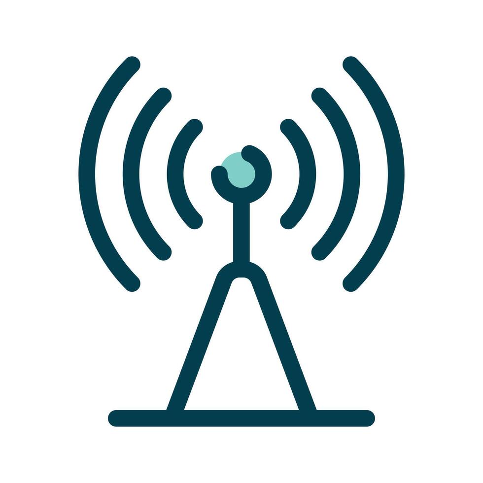 A Wifi symbol representing internet connectivity or signals vector