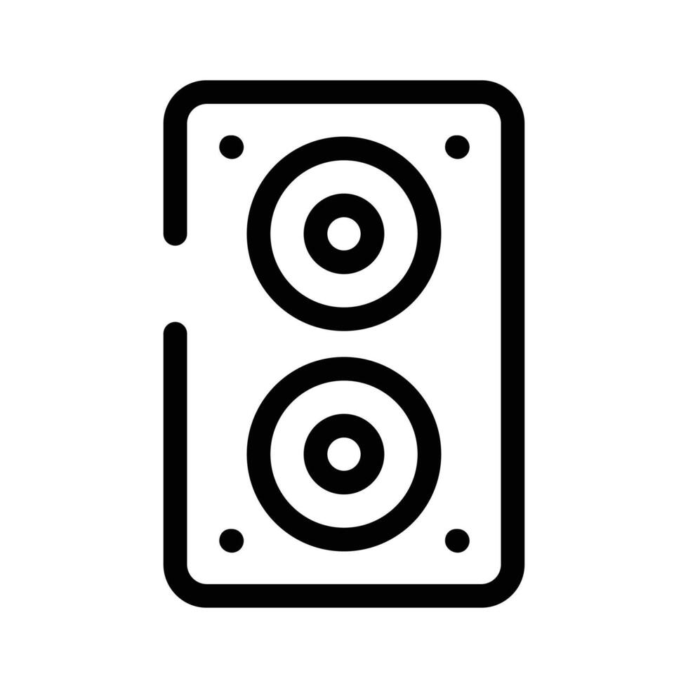 Get this perfectly designed icon of speaker in modern style vector