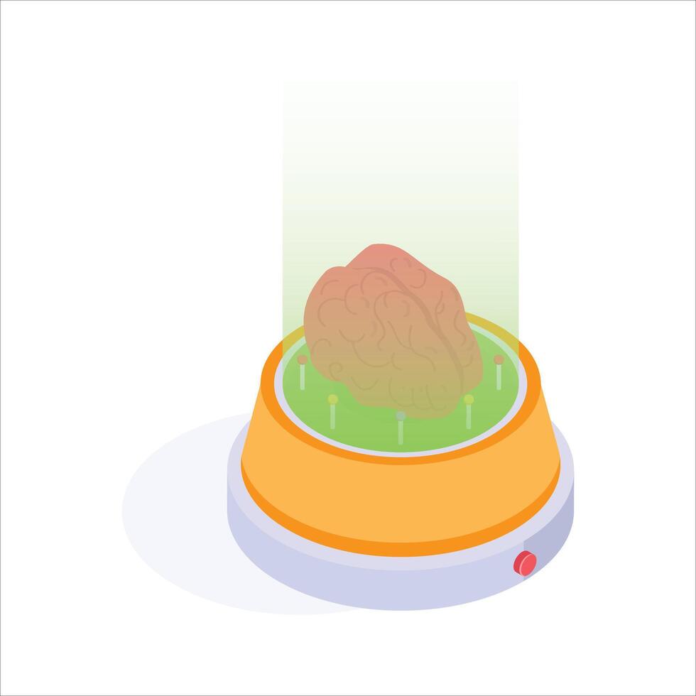 High tech device for studying and analyzing brain activity vector