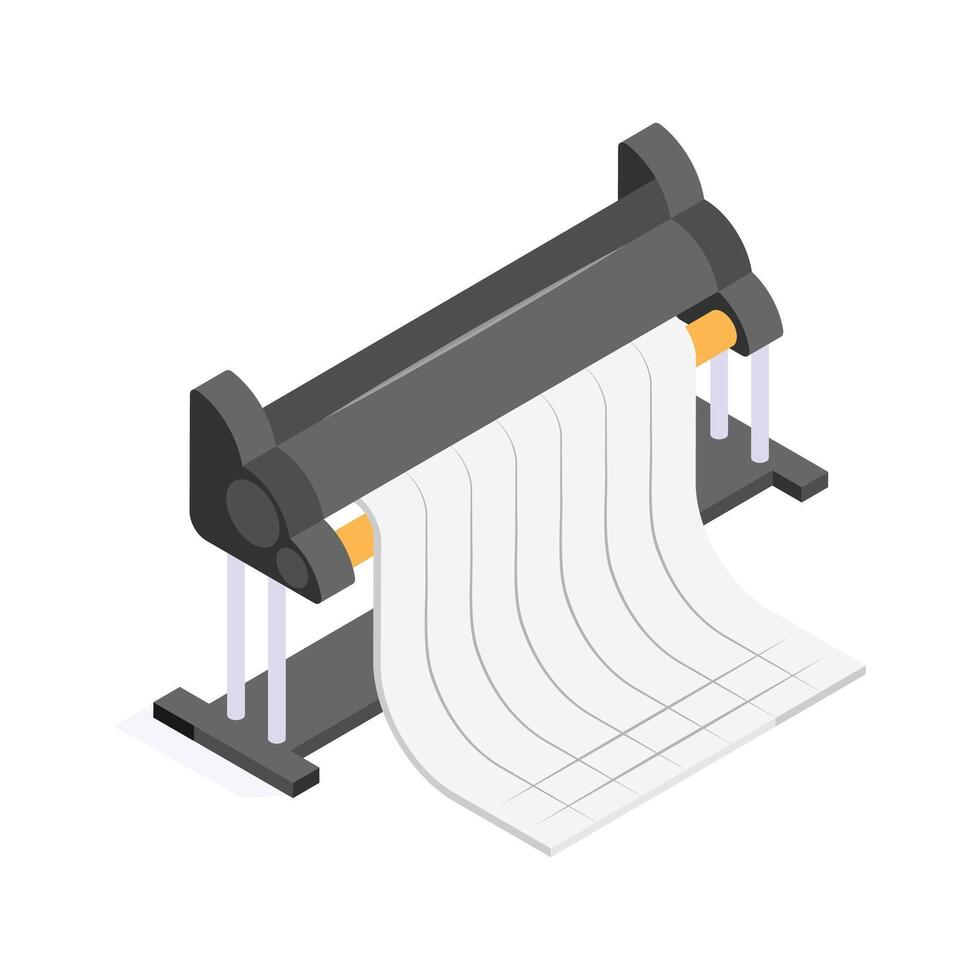 Get this amazing icon of plotter printer in modern style vector