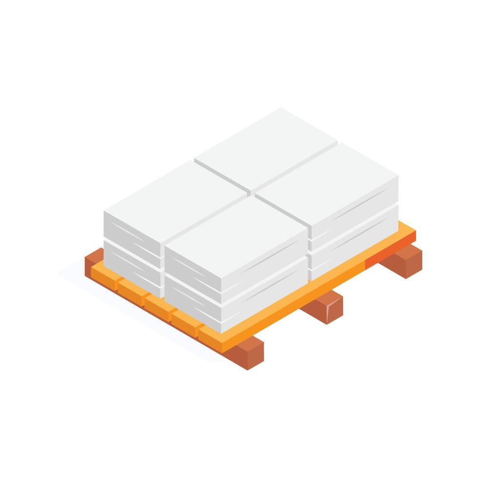 Printer with organized paper stack for high volume tasks vector