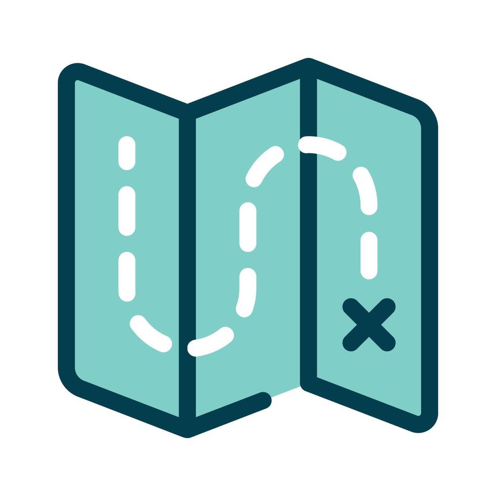 Geographical navigation, ready to use map icon vector