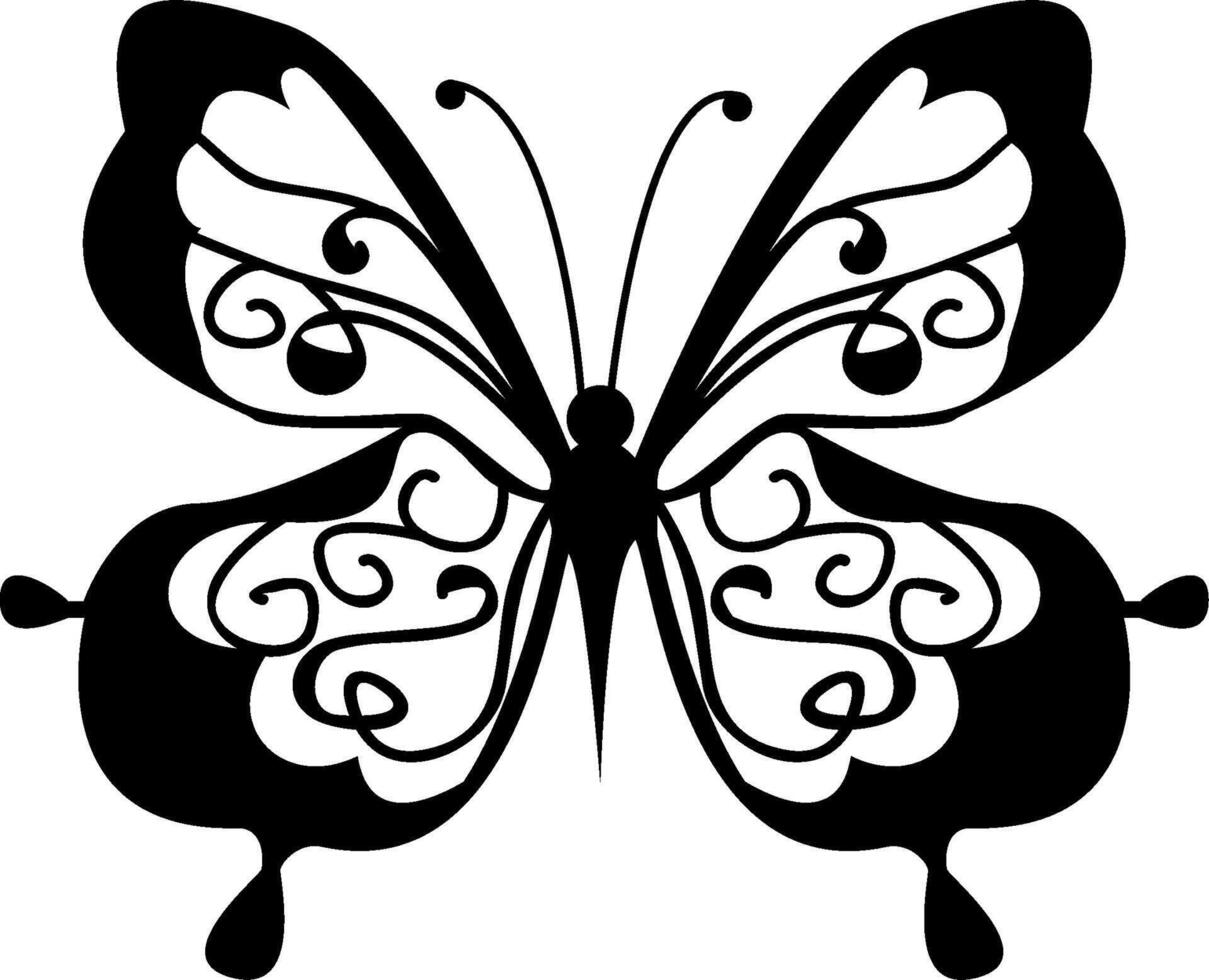 Butterfly clip art vector