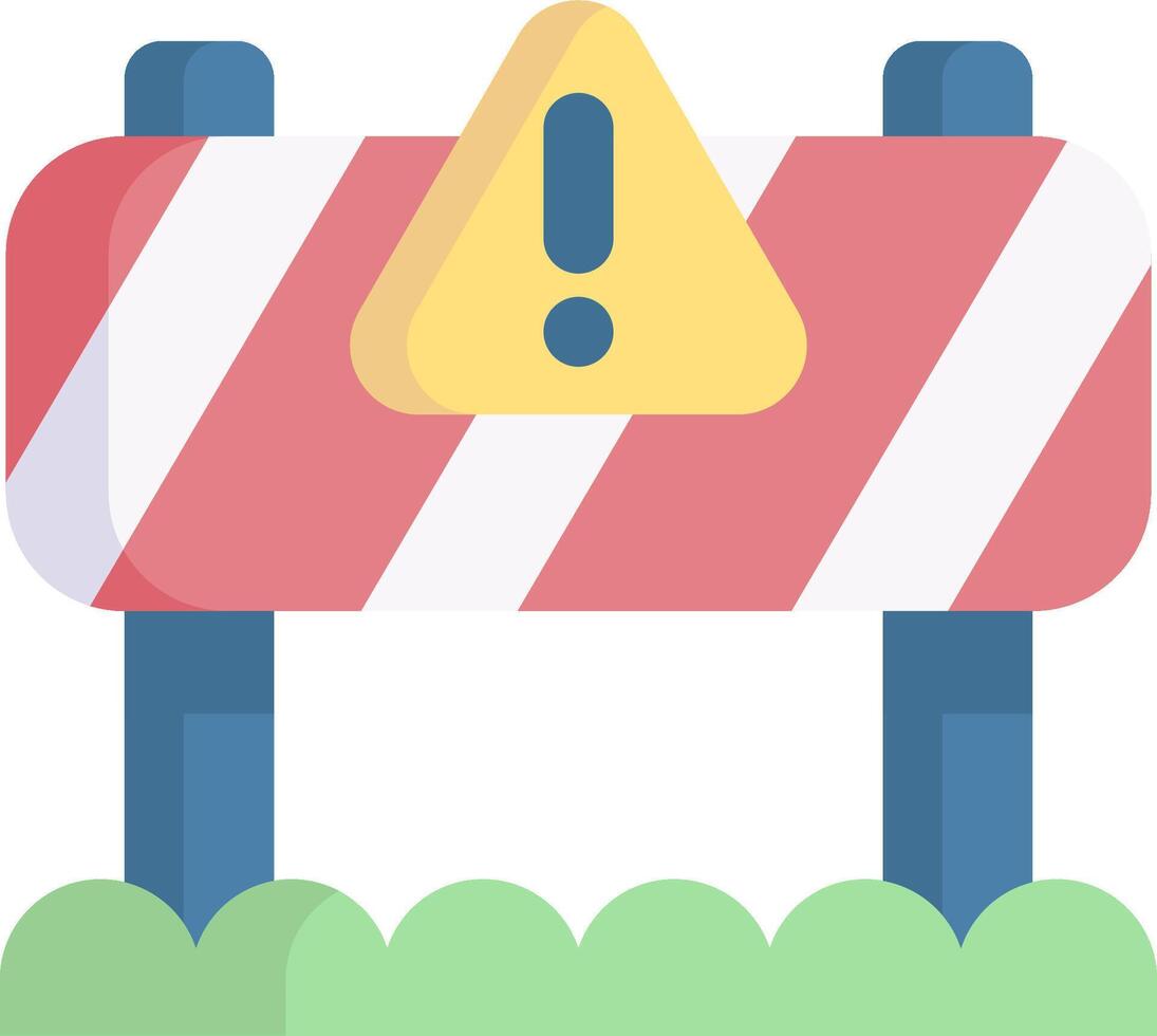 A warning sign with a yellow exclamation mark on it vector