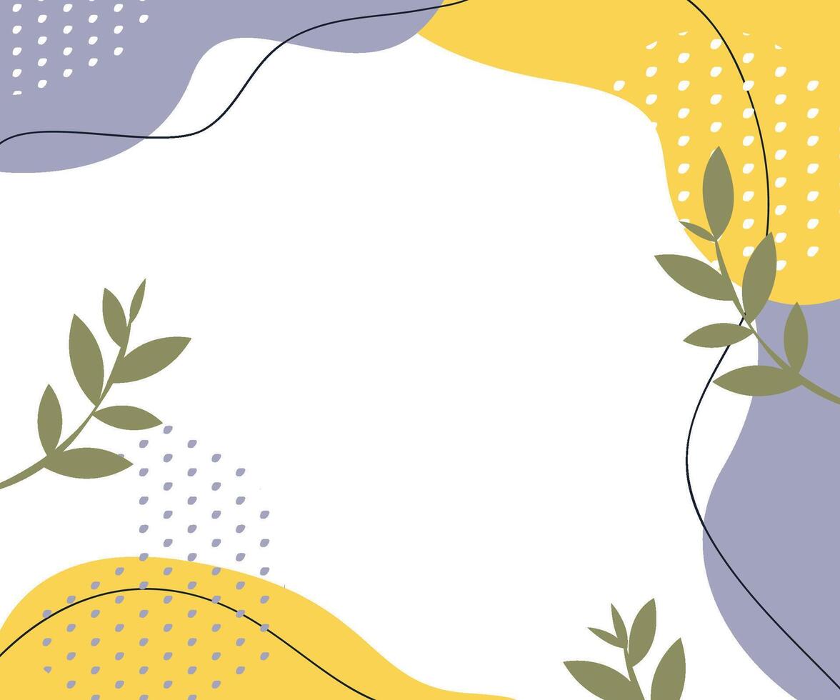 Elegant and harmonious floral background with soft colors. vector