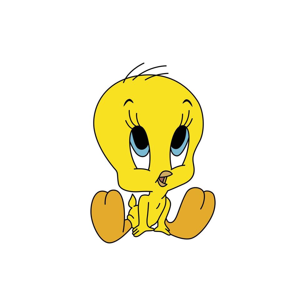 Cute Tweety Bird vector
