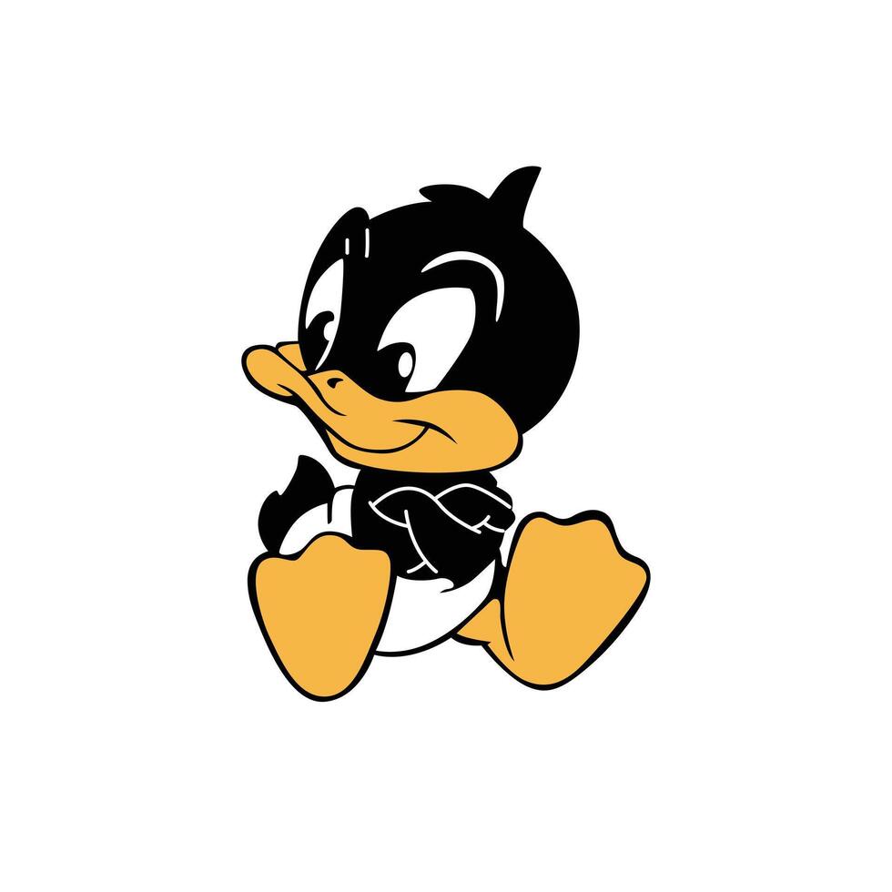 Daffy Black Duck vector