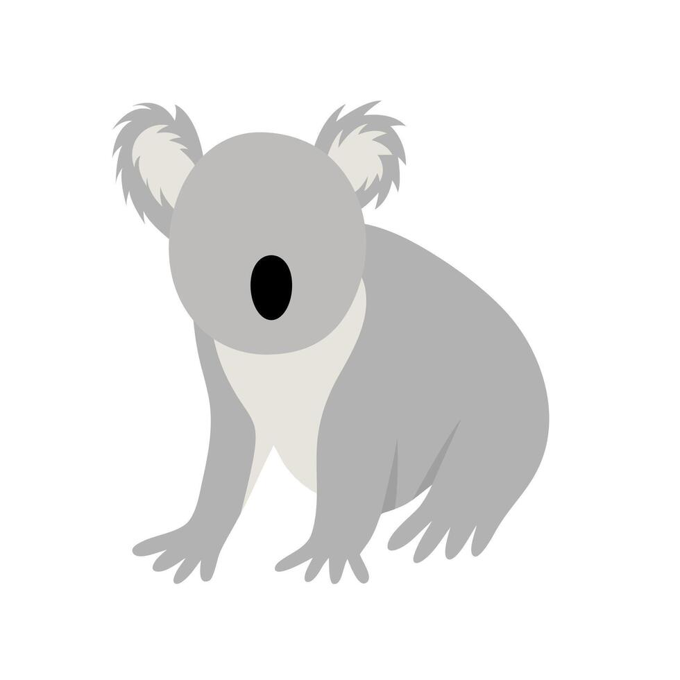 Faceless Illustration Of Koala Animal vector