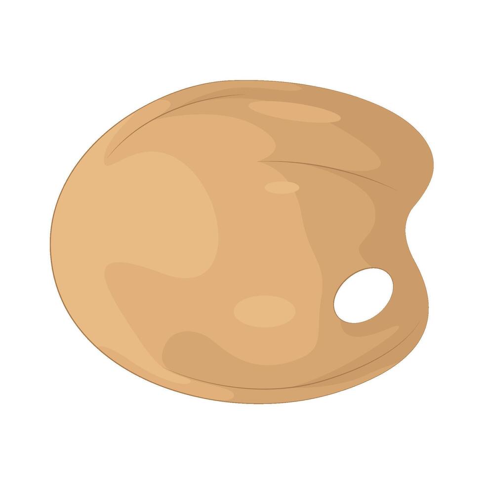 Illustration of palette vector