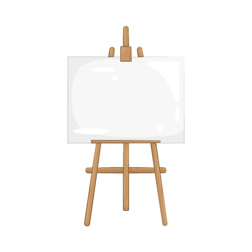 Illustration of easel vector