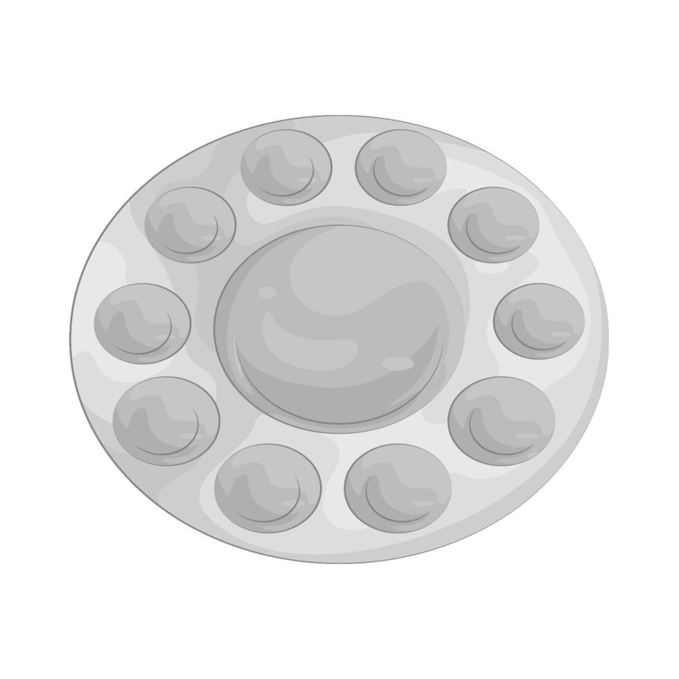 Illustration of palette vector