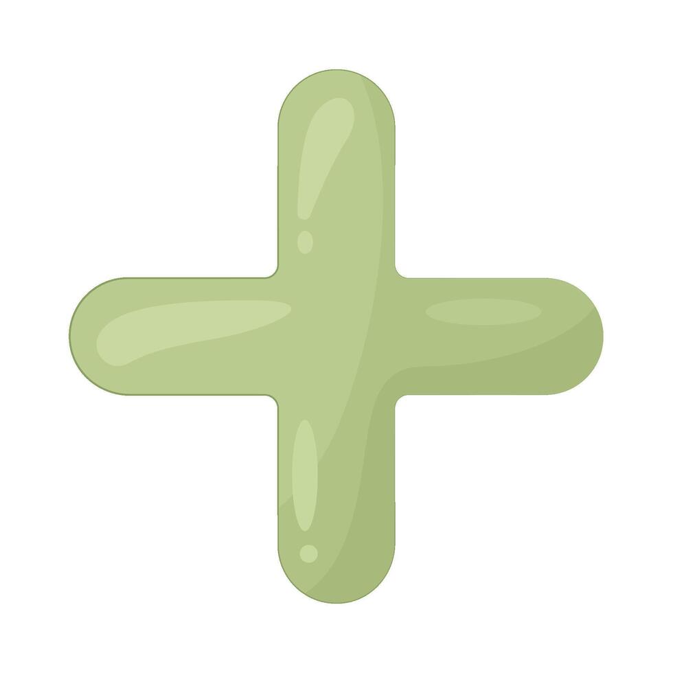 Illustration of plus vector