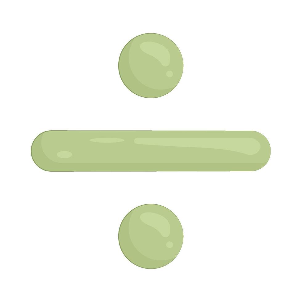 Illustration of division vector
