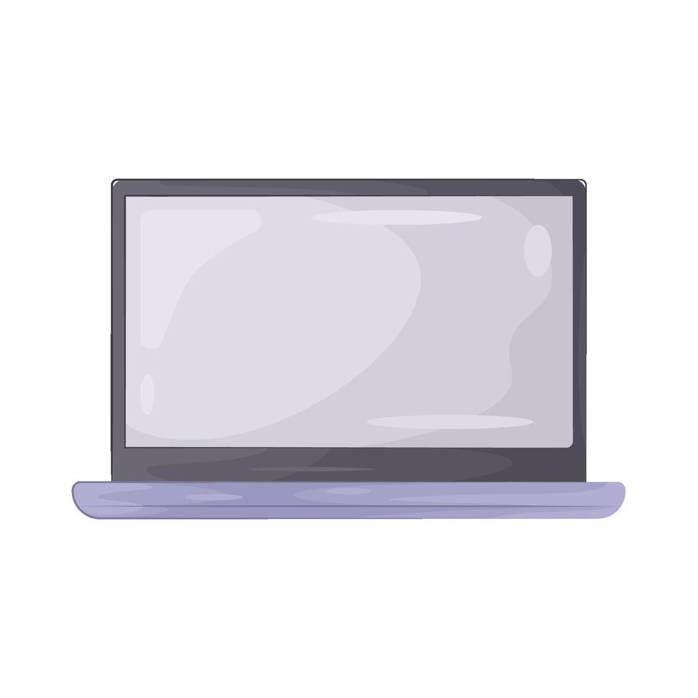 Illustration of laptop vector