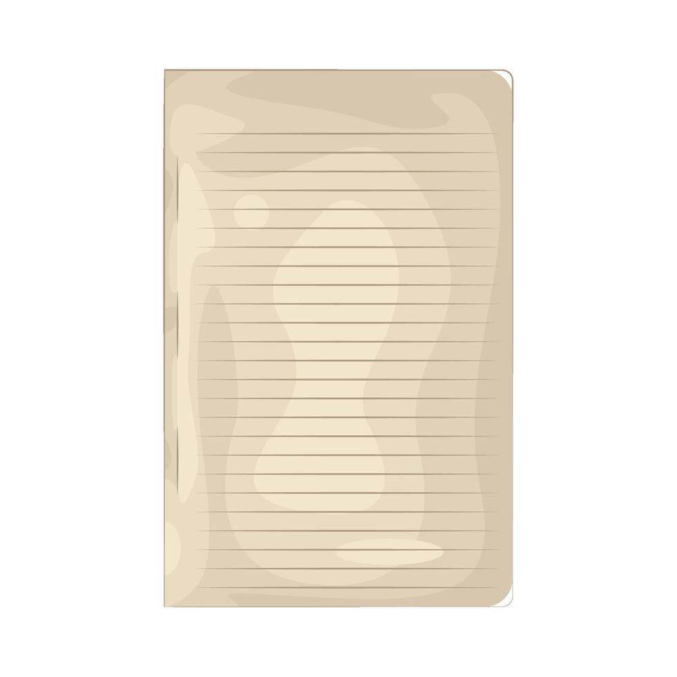 Illustration of Notebook vector