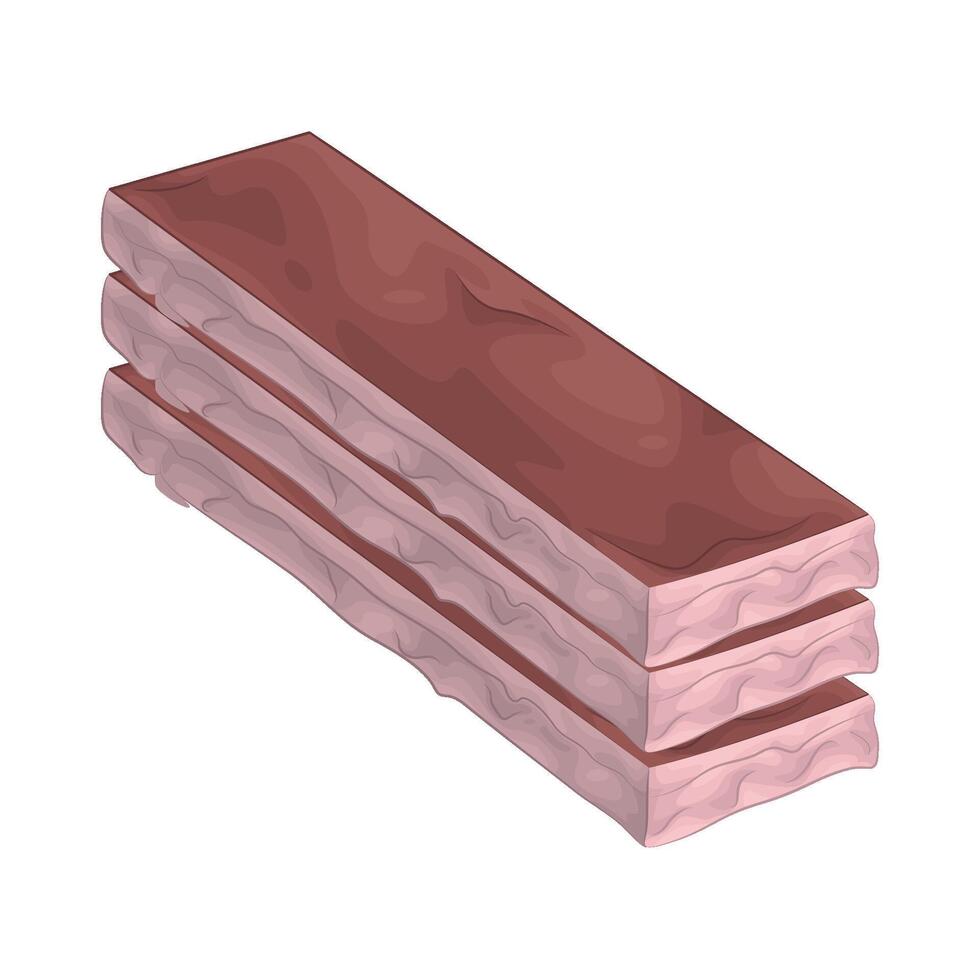 Illustration of Nougat vector