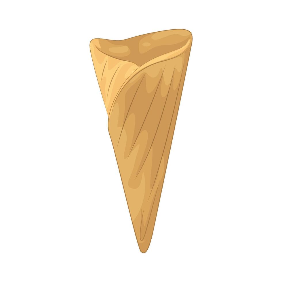 Illustration of ice cream cone vector