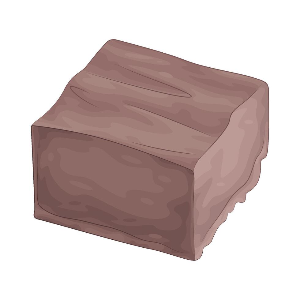Illustration of brownie vector