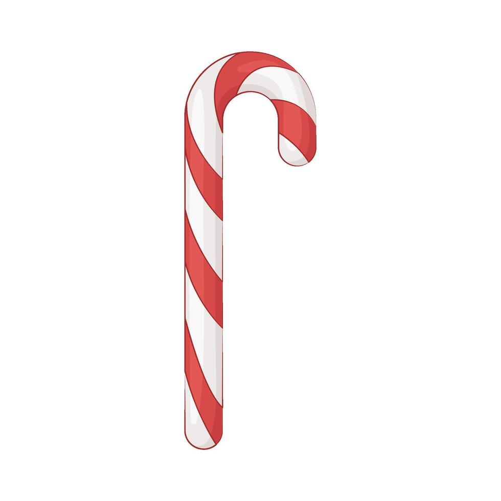 Illustration of candy cane vector