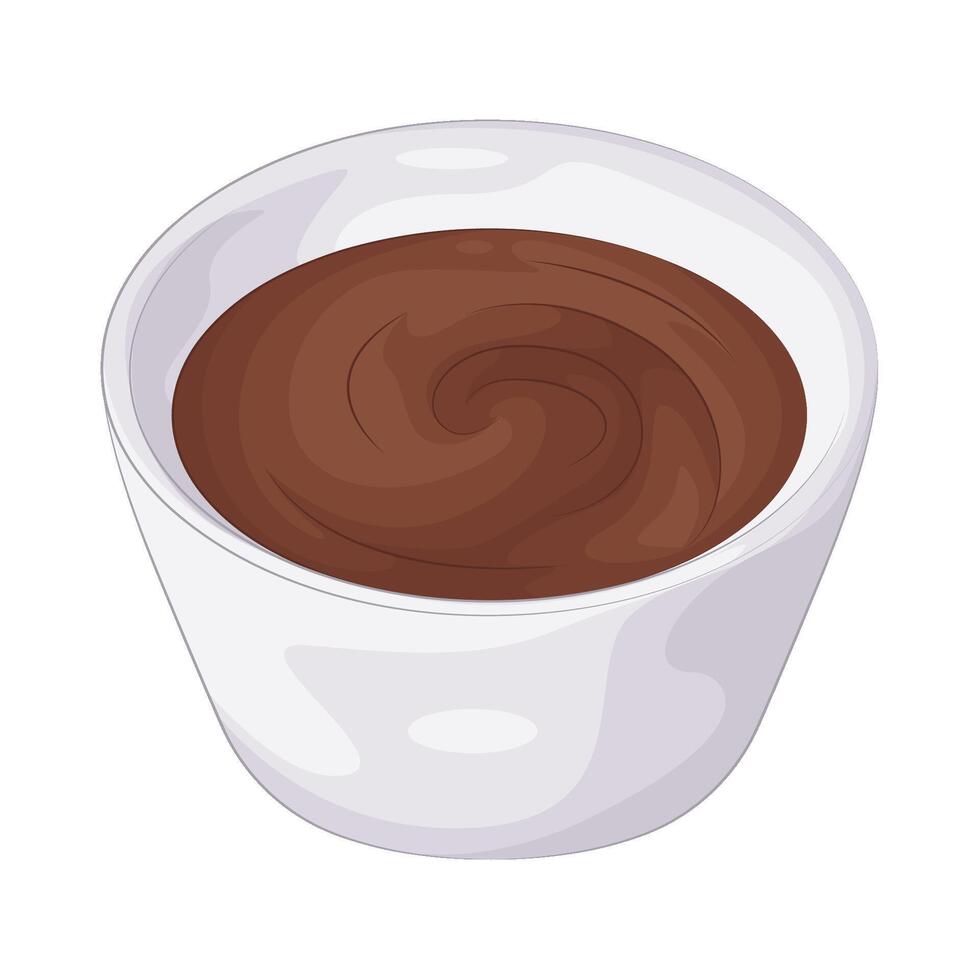 Illustration of Chocolate Fondue vector